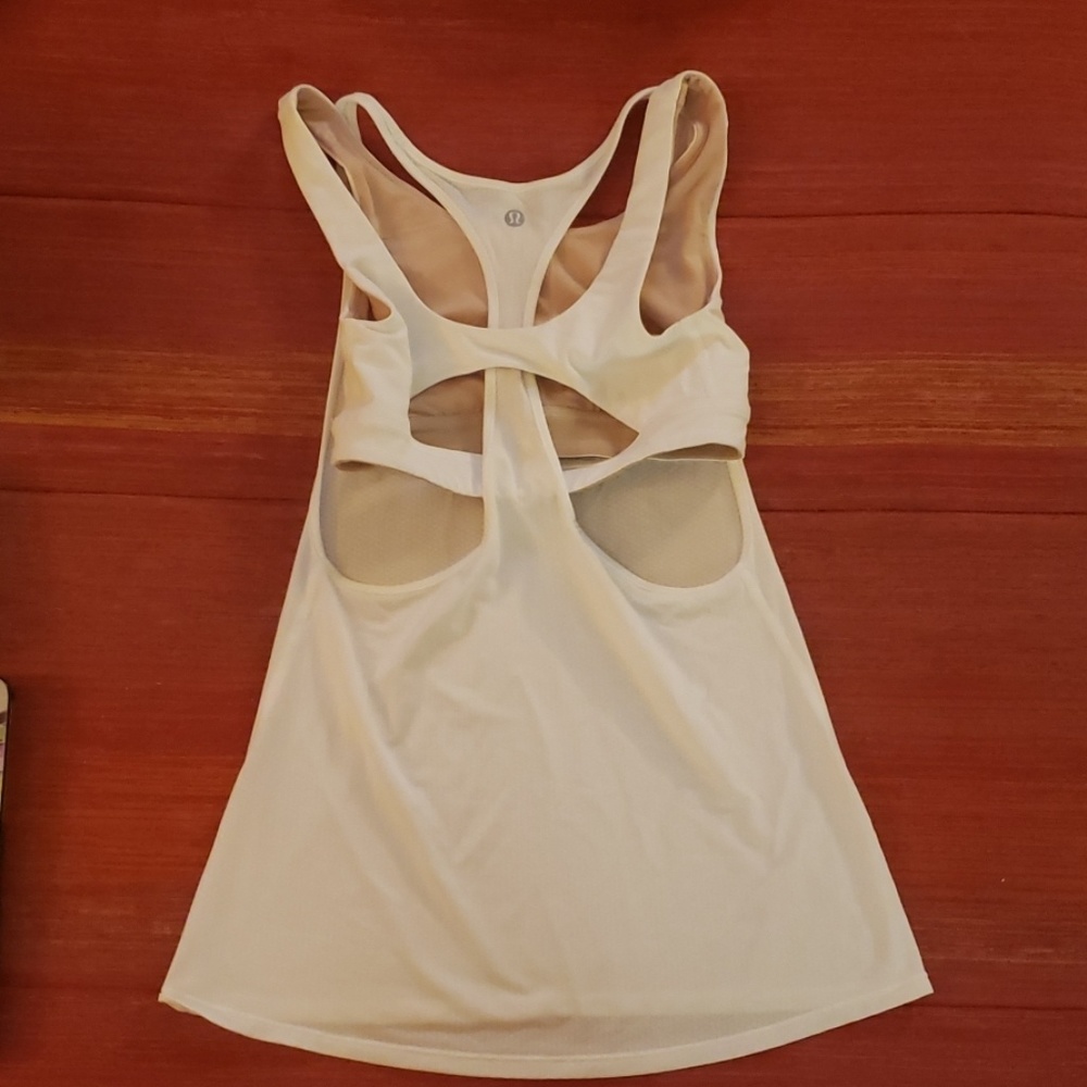 Lululemon white tank